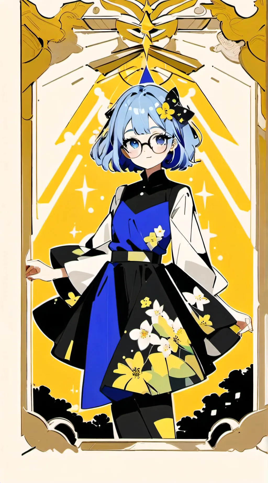 ai character: stella background