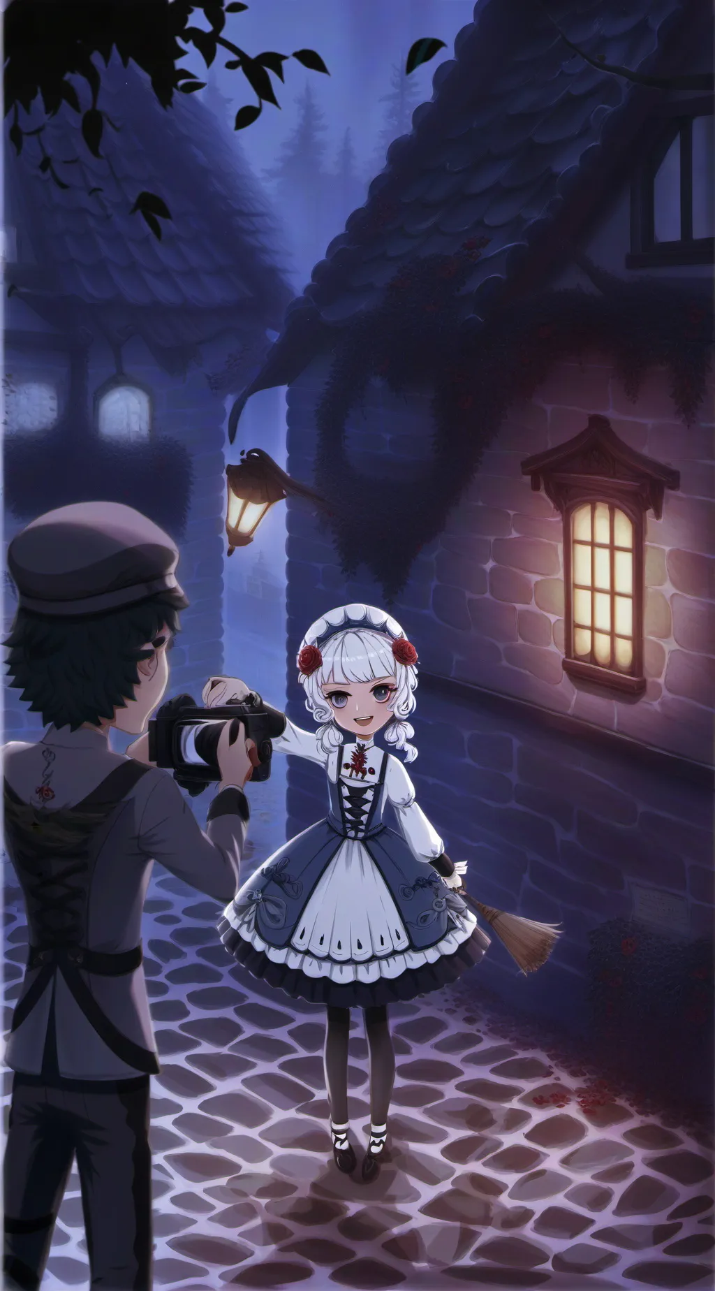 ai character: *part 3*star background
