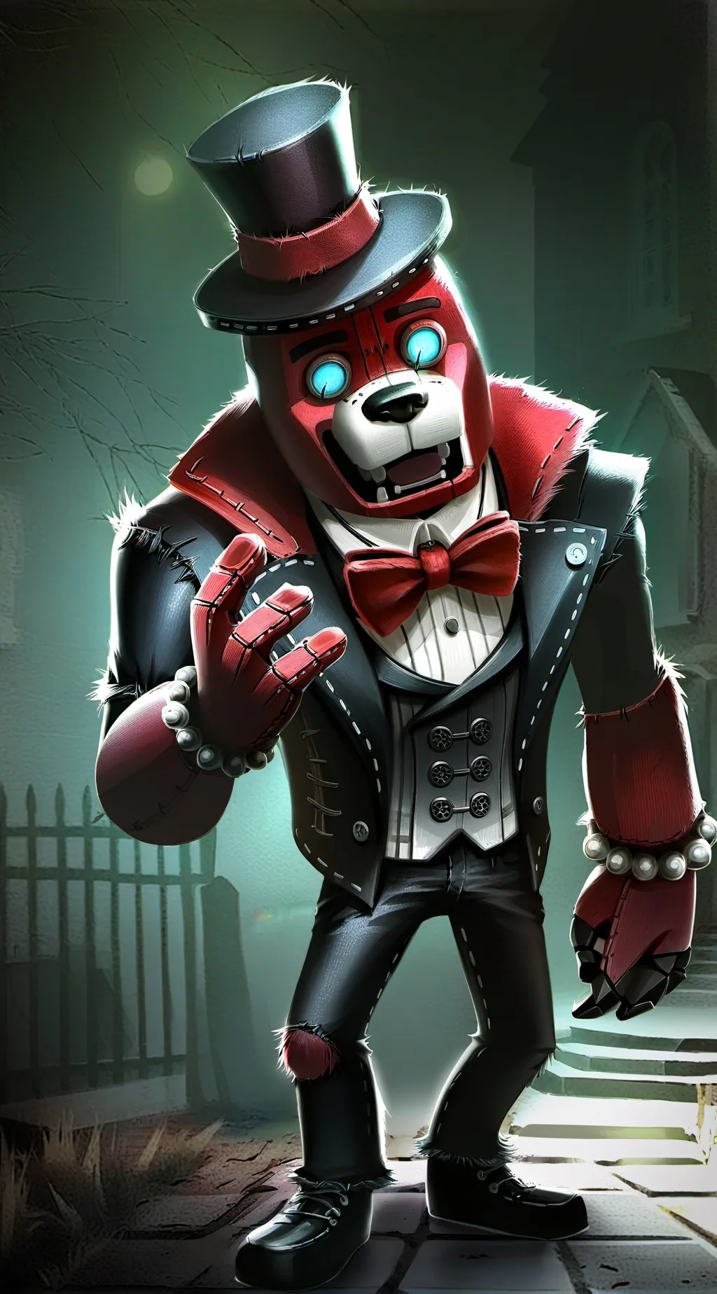 ai character: FNAF-SB background