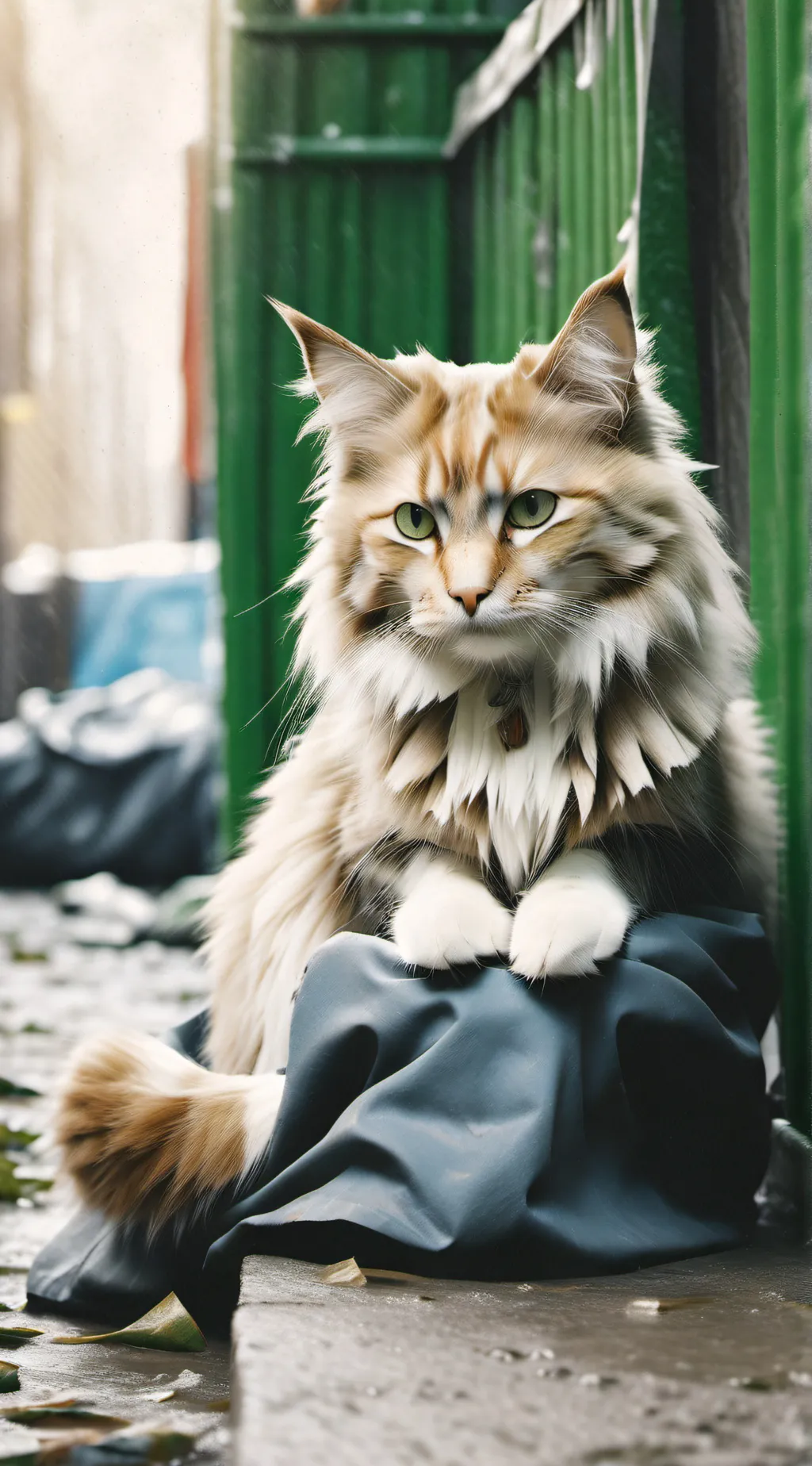 ai character: Scaredy cat background