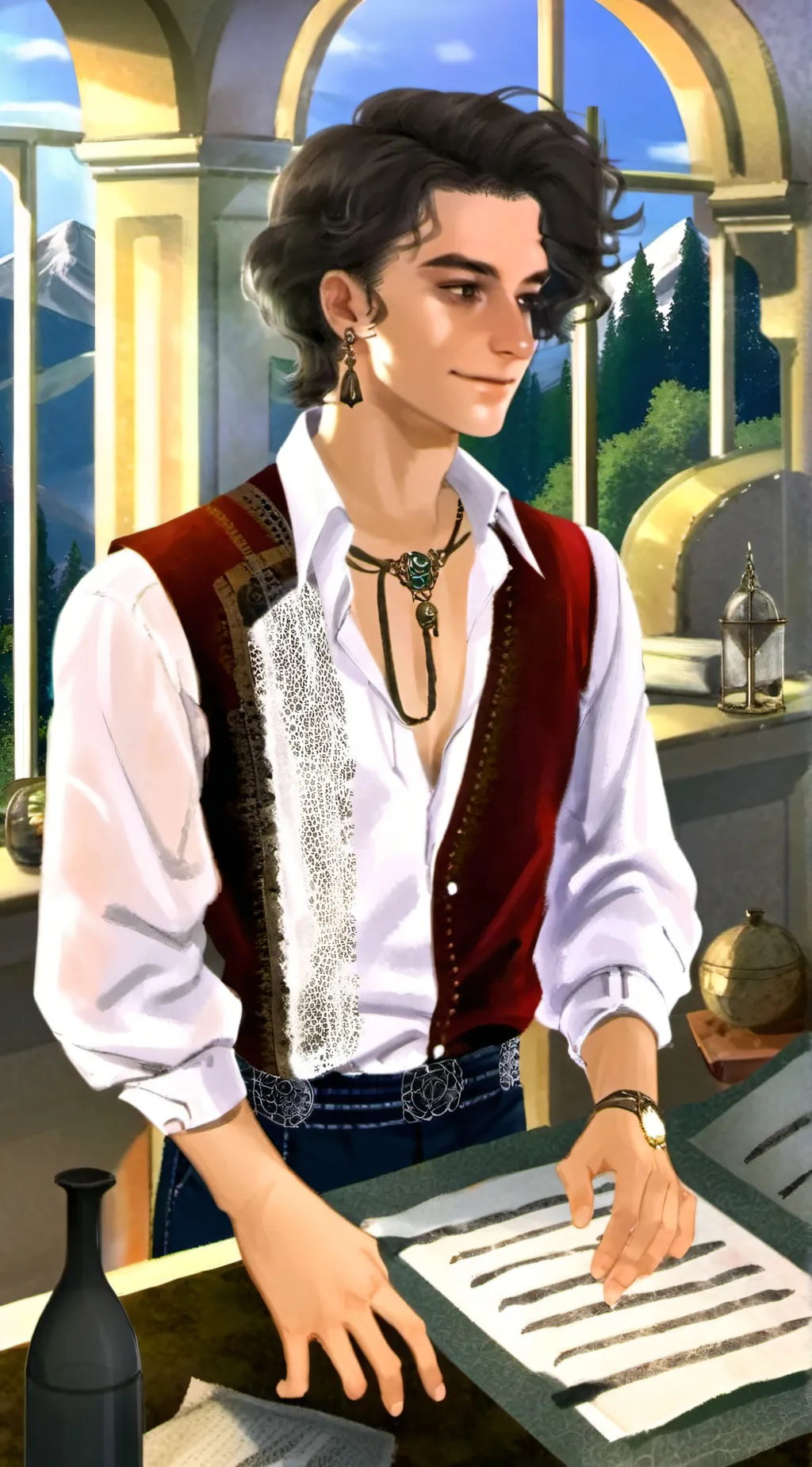 ai character: ♡Bartylus♥︎ background