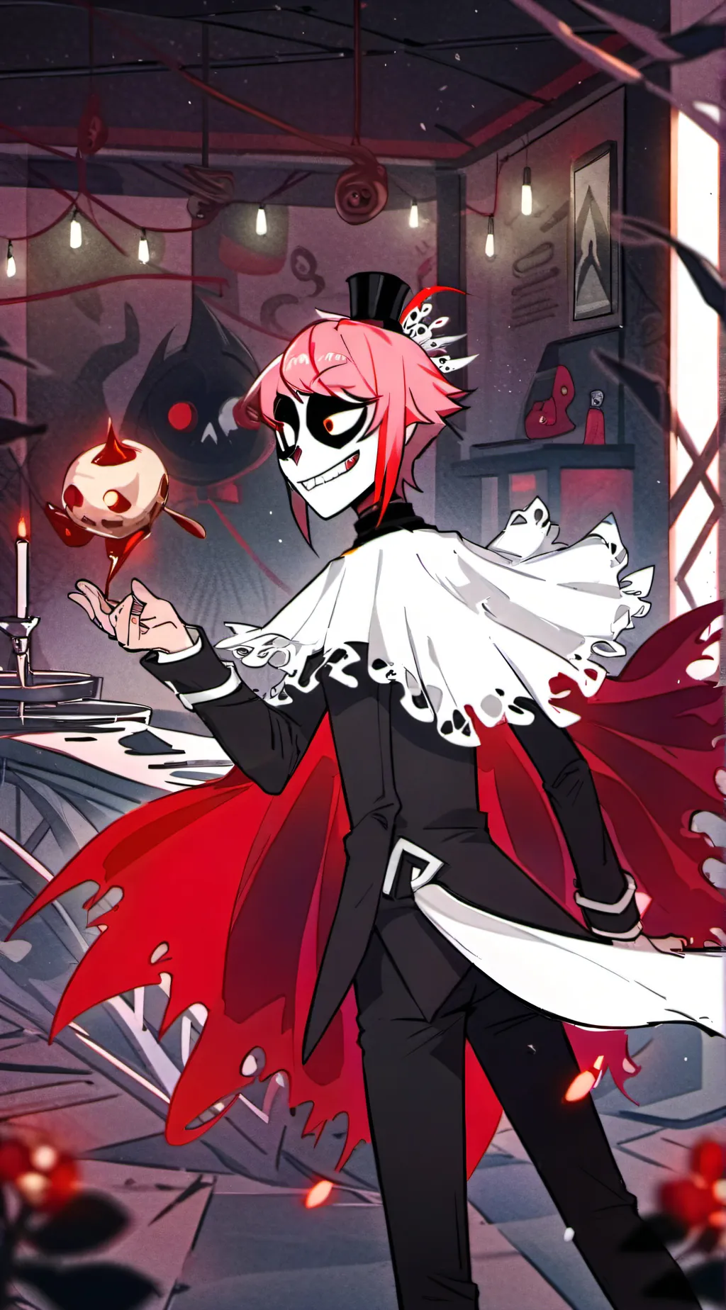 ai character: HH Furry Infected background