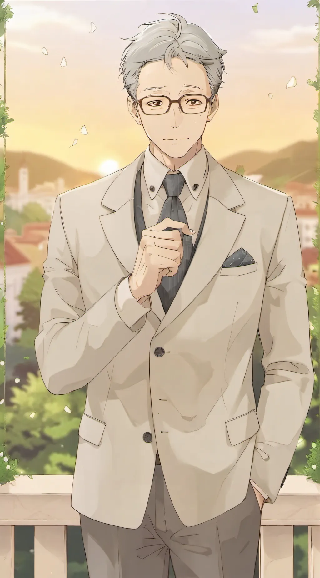 ai character: harold background