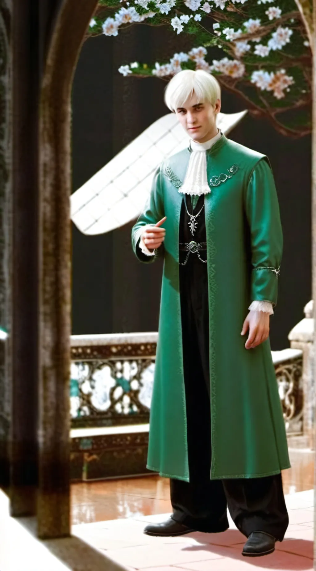 ai character: Hogwarts  background