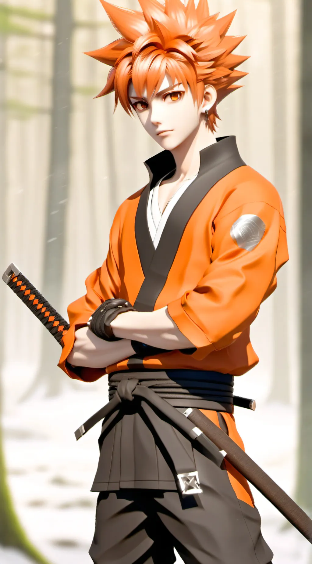 ai character: Naruto wold background