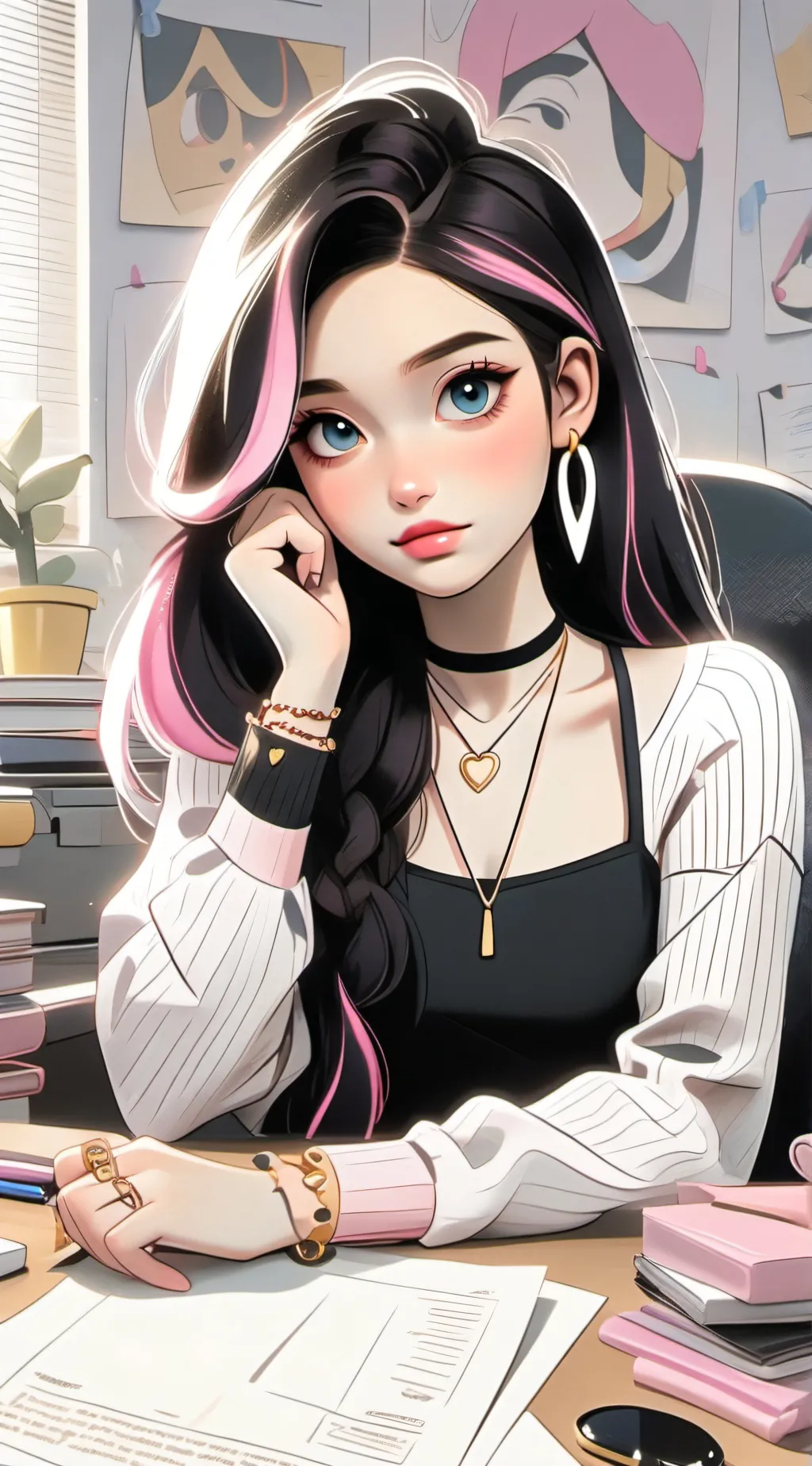 ai character: Emi background