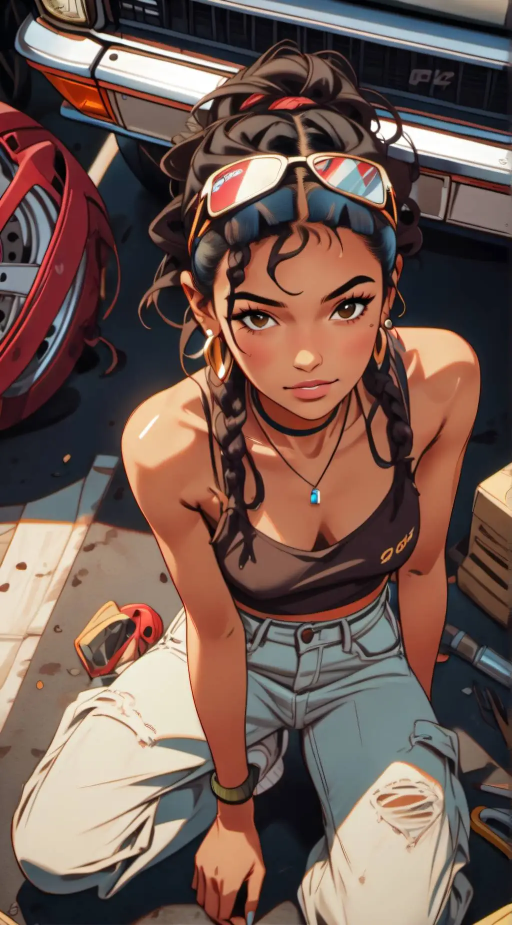 ai character: Toni background