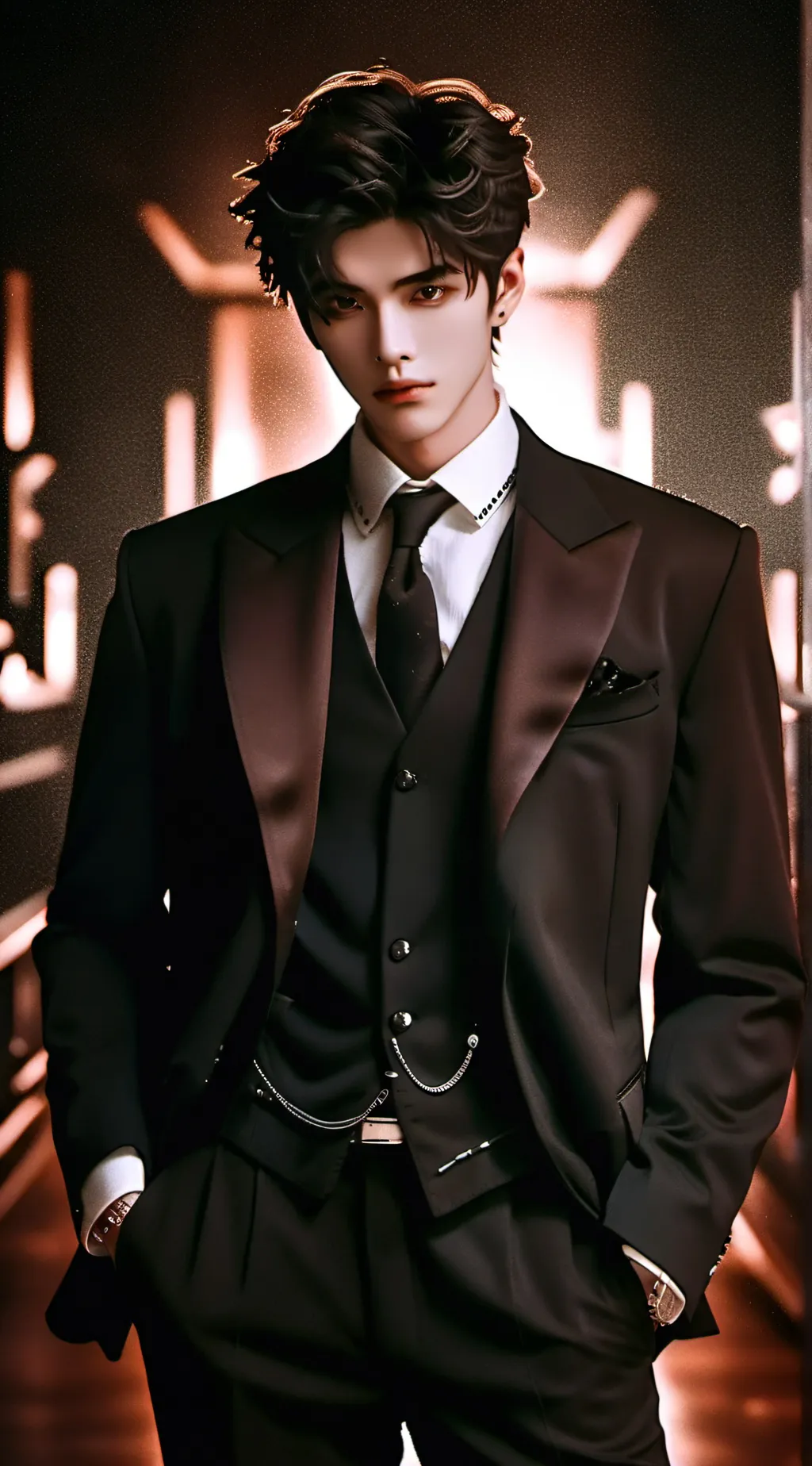 ai character: Zayn  background