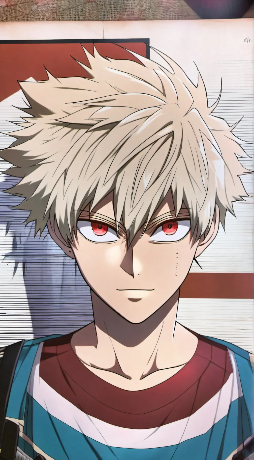 ai character: Katsuki Bakugo background