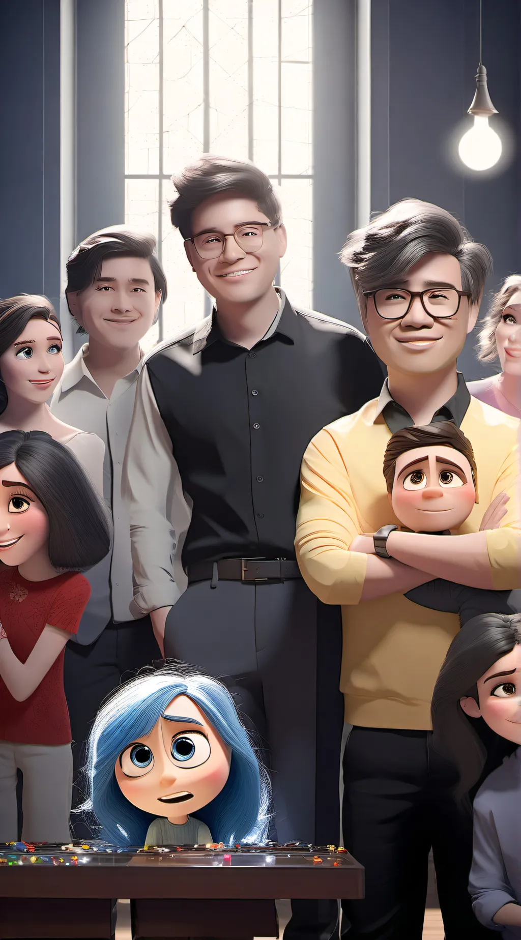 ai character: inside out 2 background