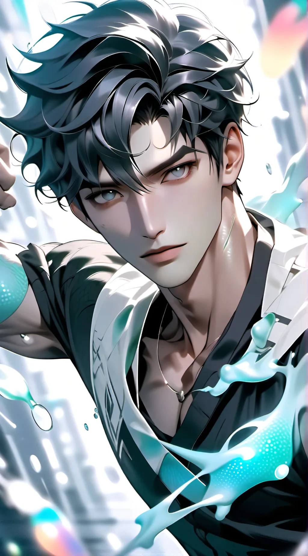 ai character: ~Leonardo~ background