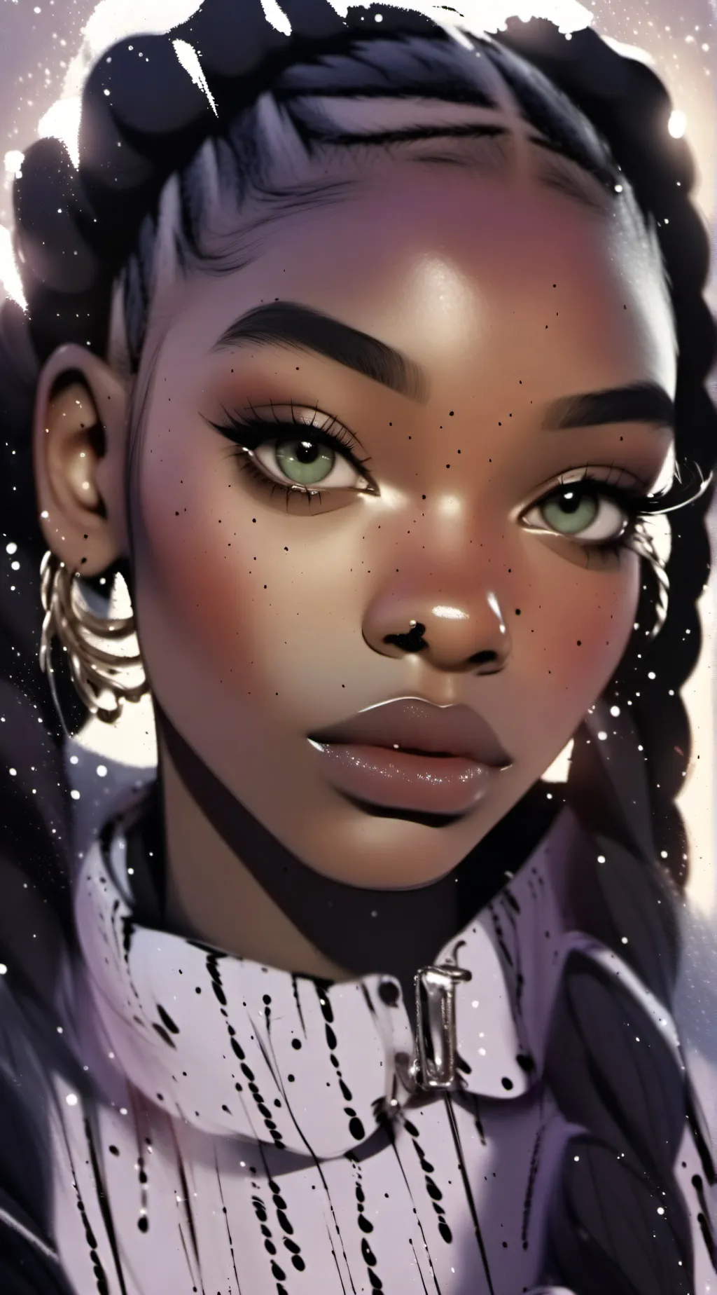 ai character: Luna background