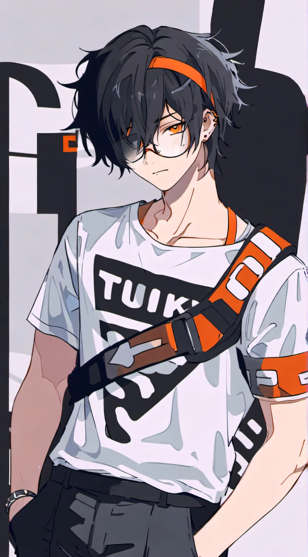 ai character: Markey background