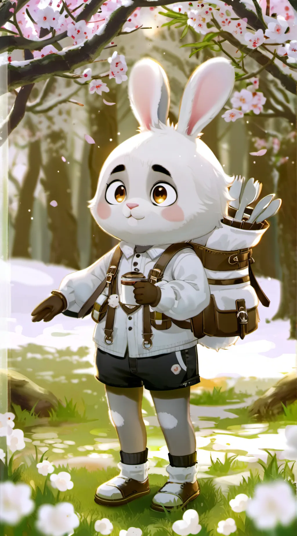 ai character: Pop background