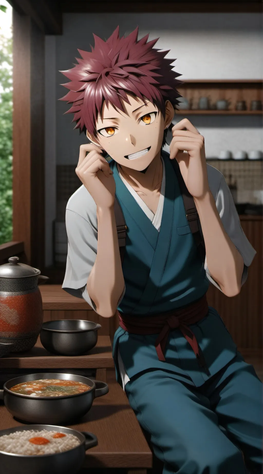 ai character: You\itadori megumi background