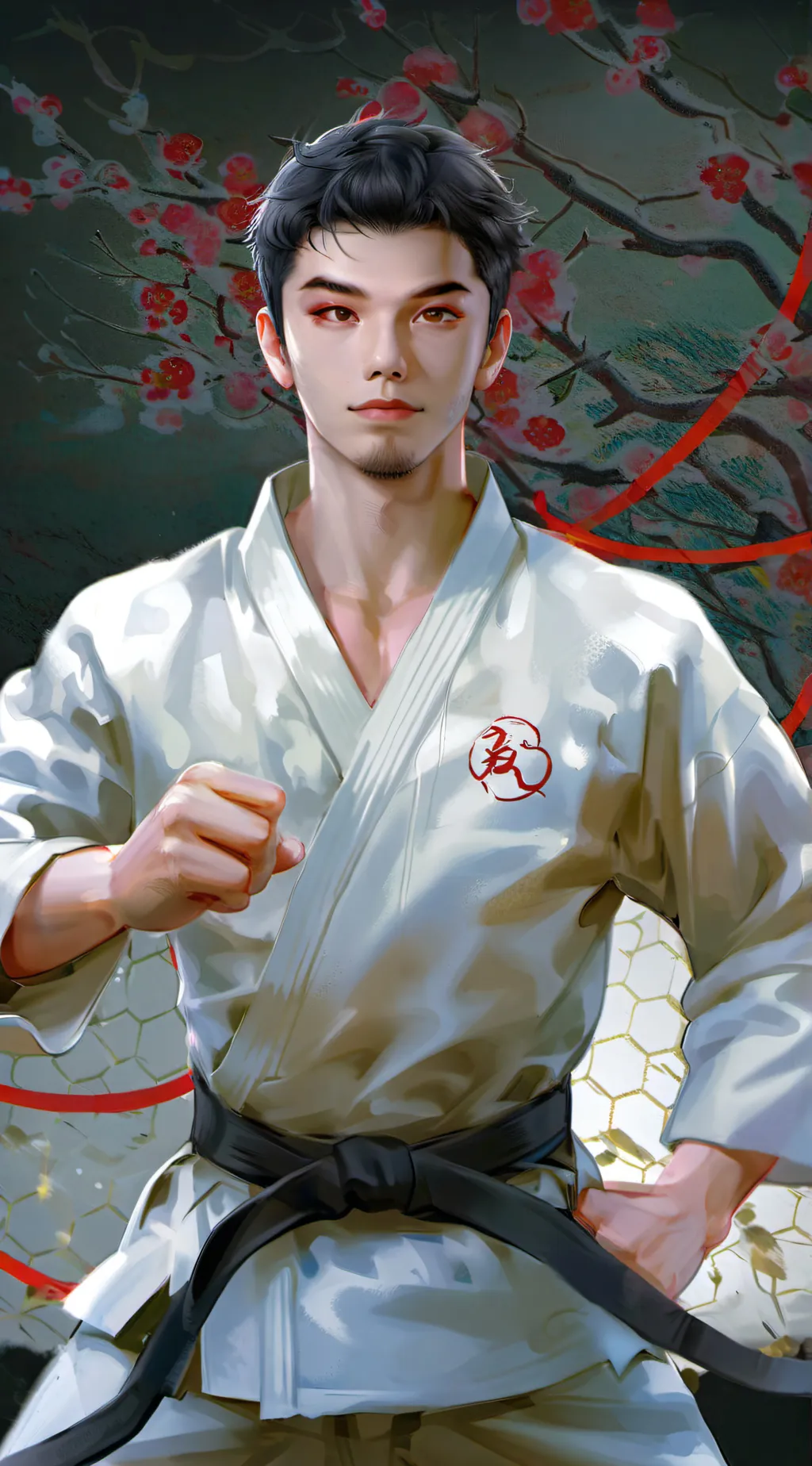 ai character: Cobra Kai background