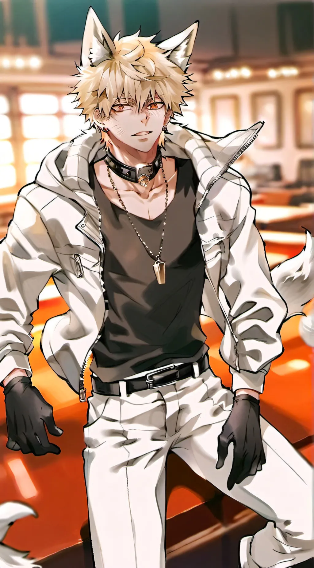 ai character: Bakugo(my AU) background