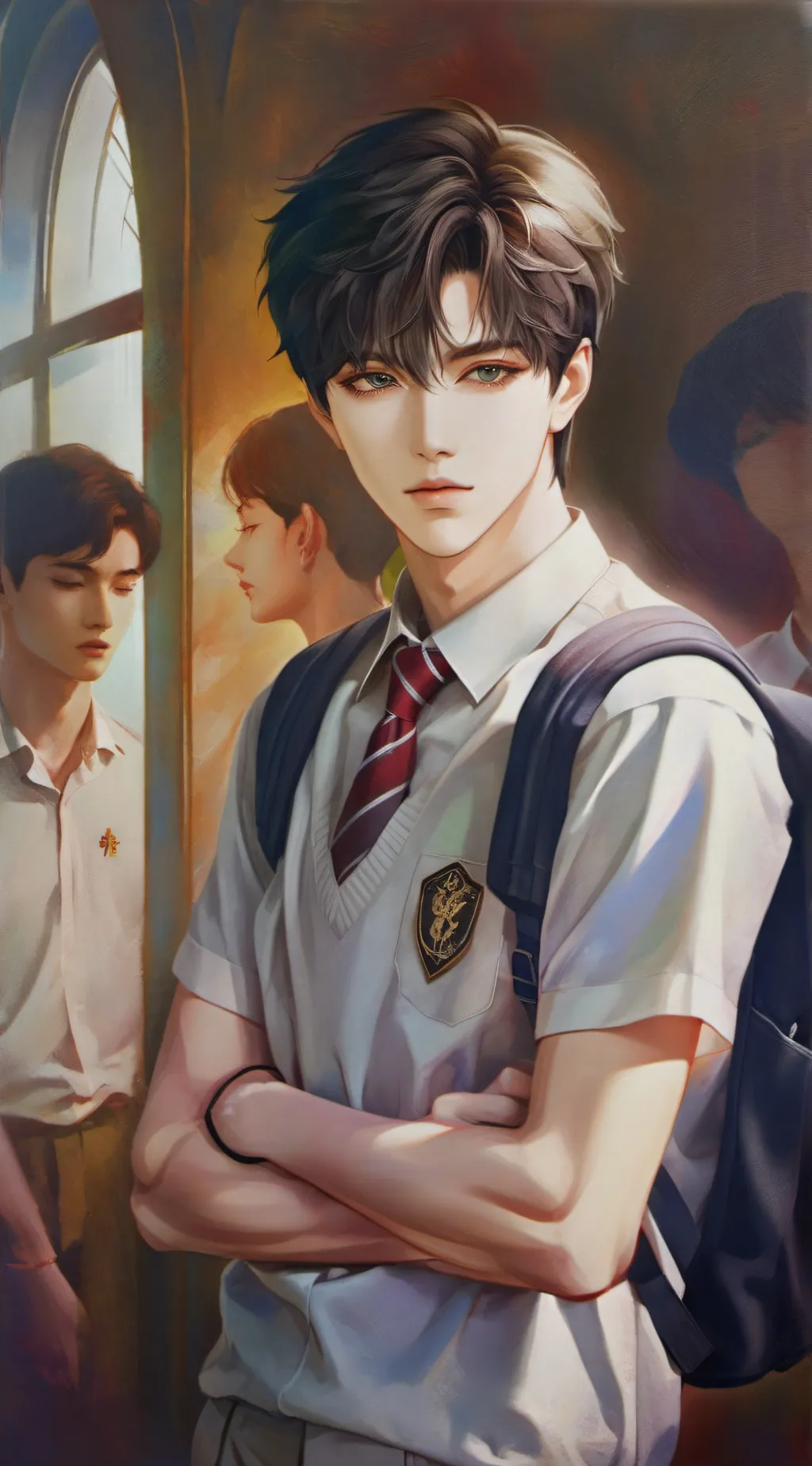 ai character: Hirui background