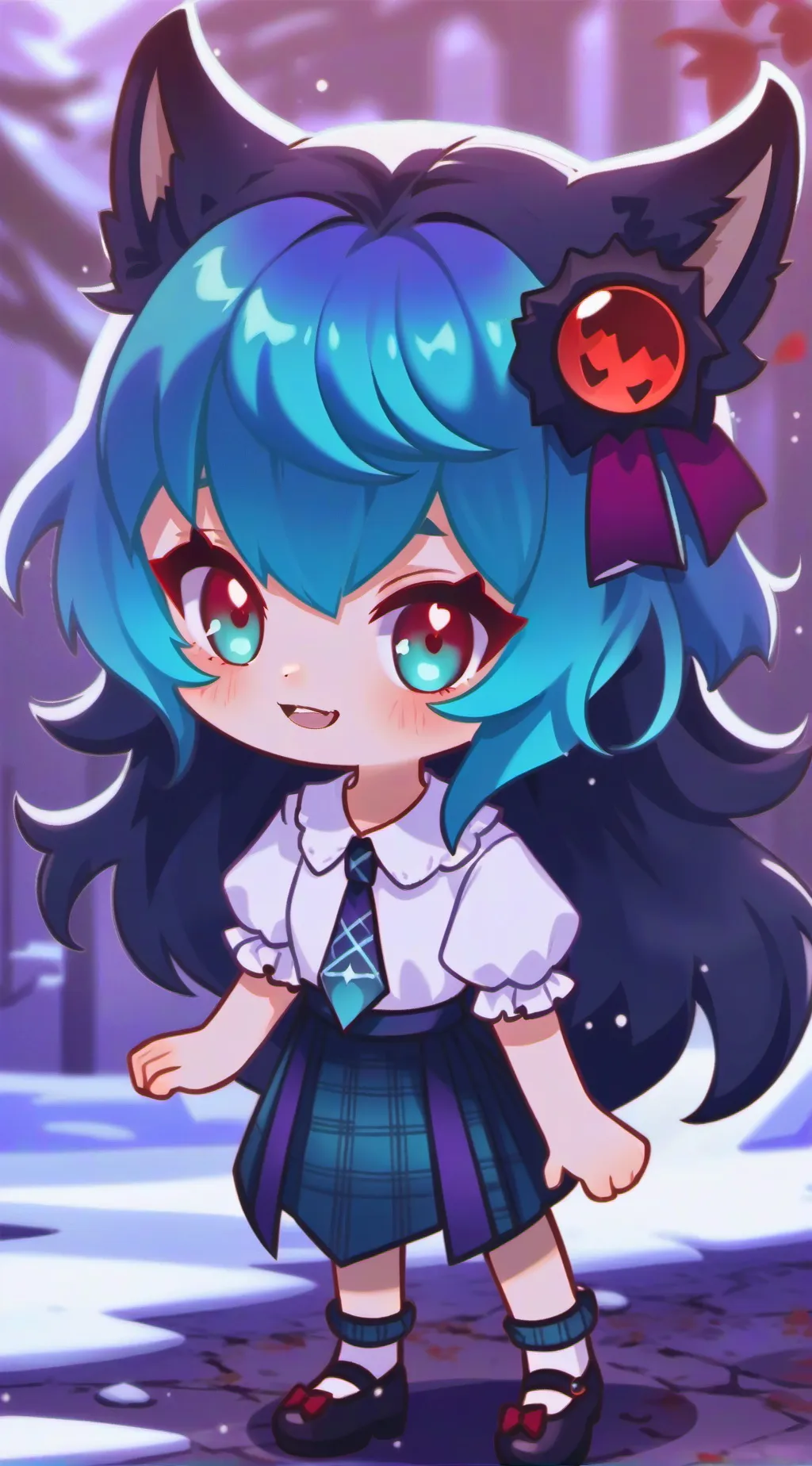 ai character: «MHA pool party » background