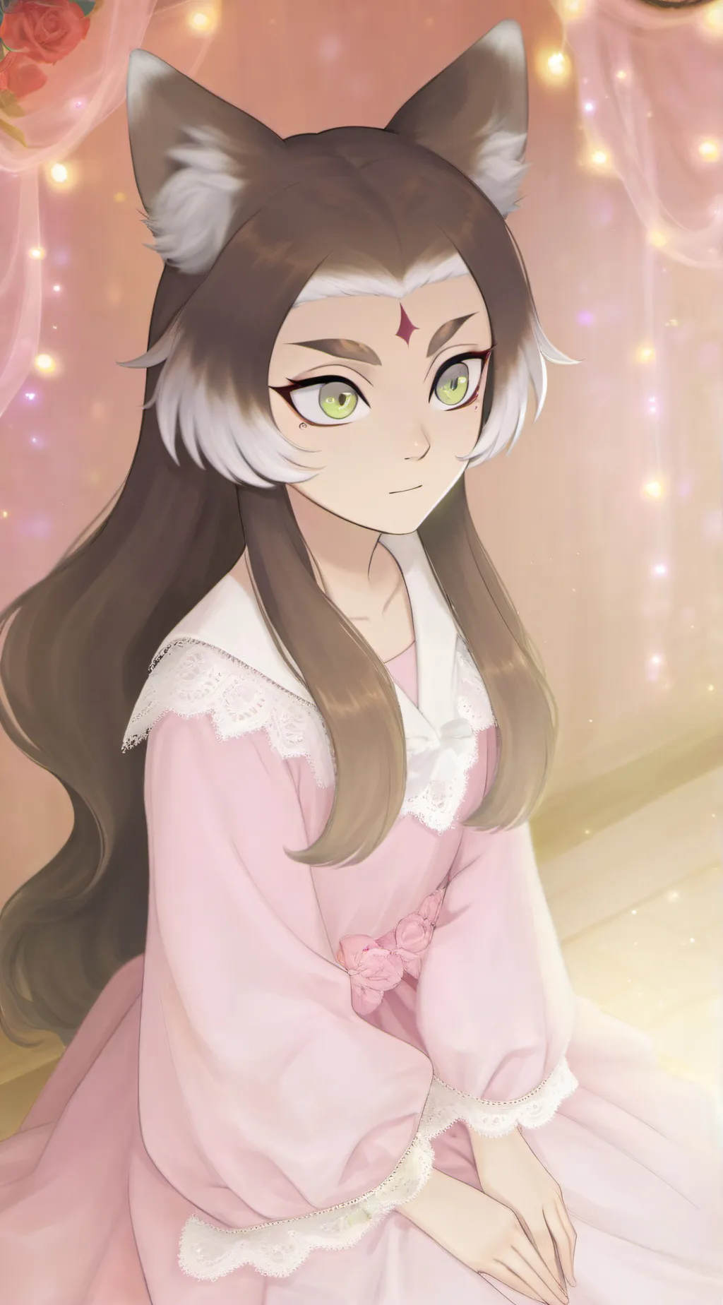 ai character: littlespace catra background
