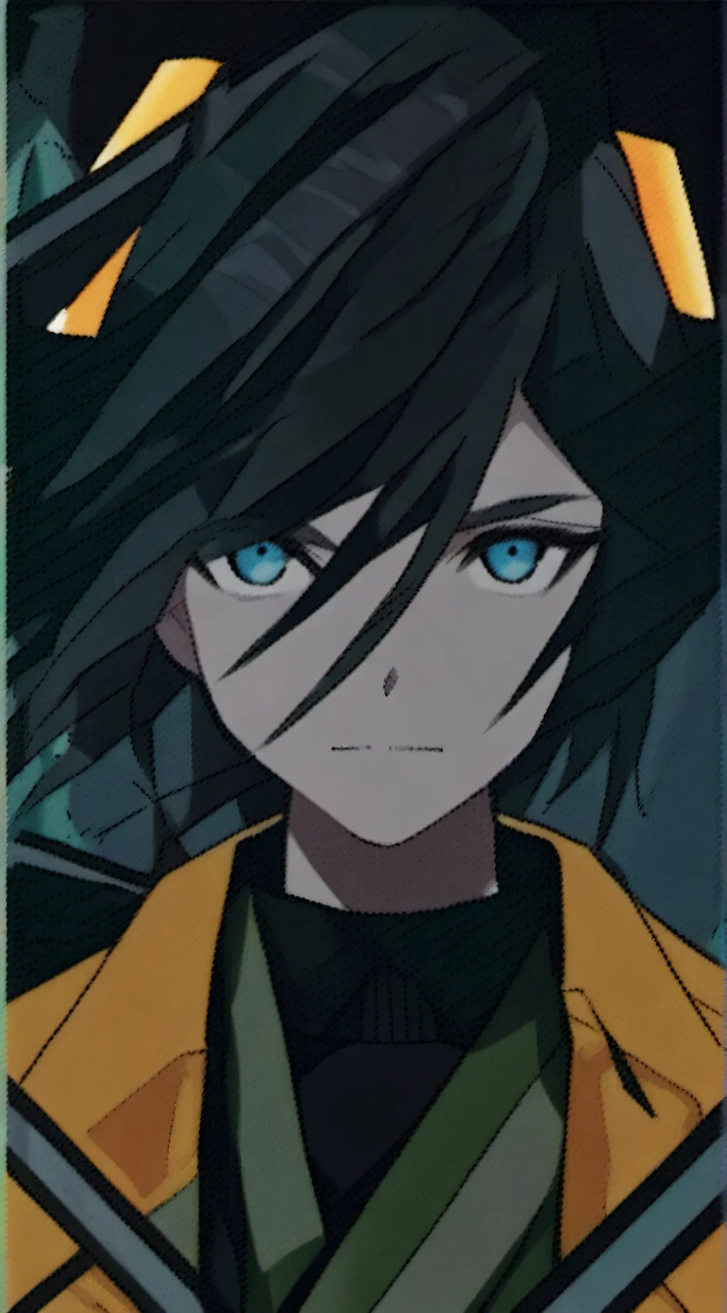 ai character: Giyu tomioka background