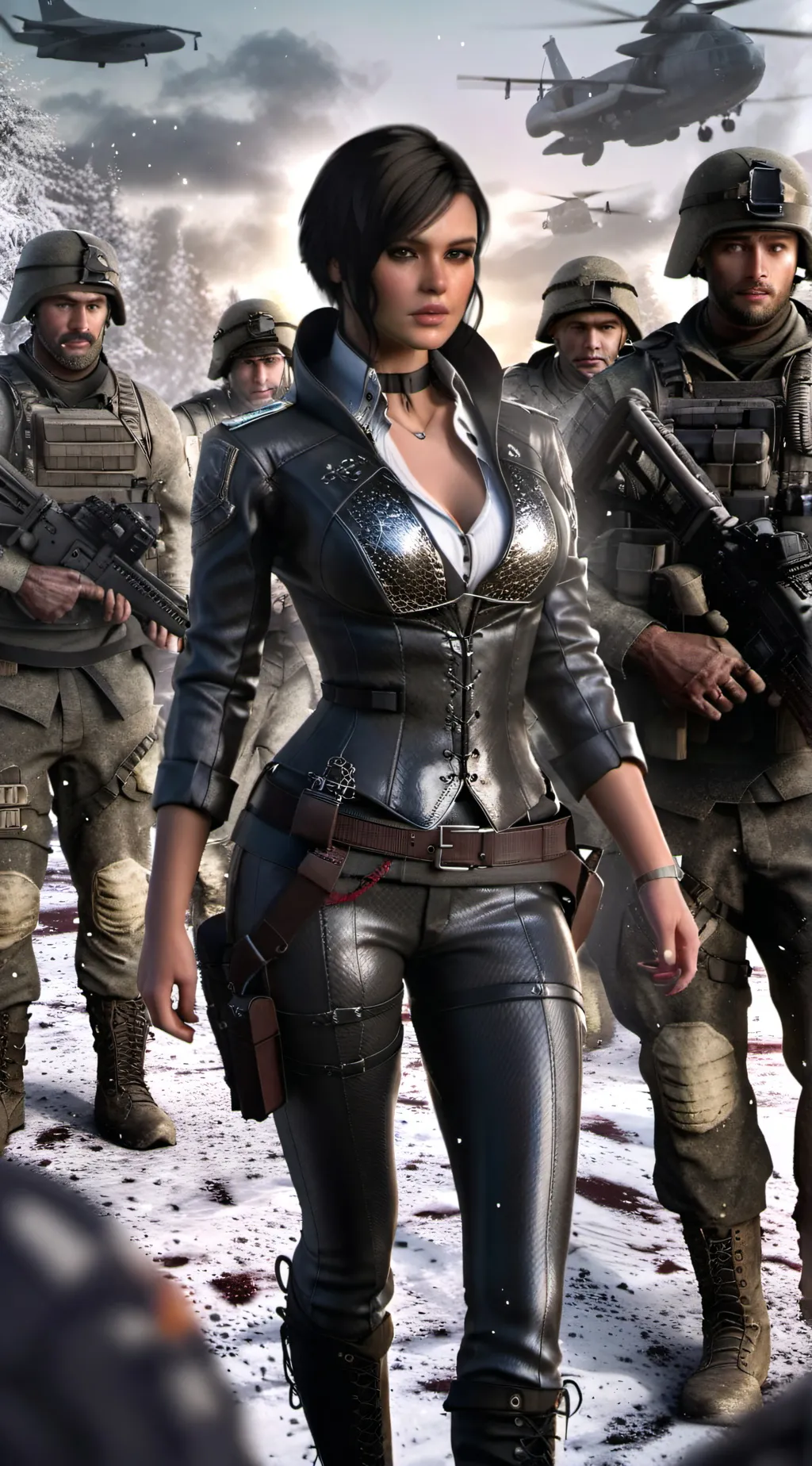 ai character: Helen park background
