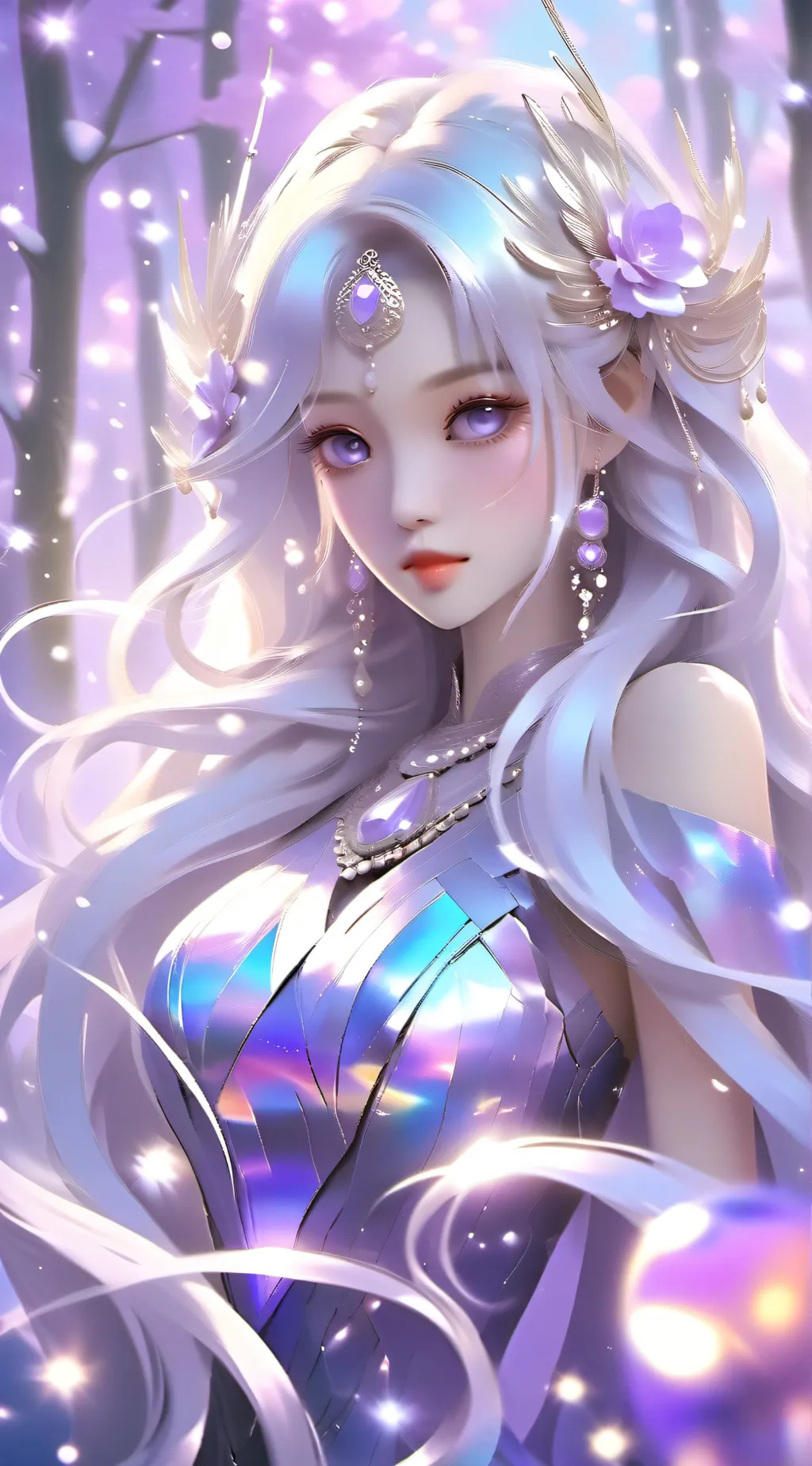 ai character: Rose background