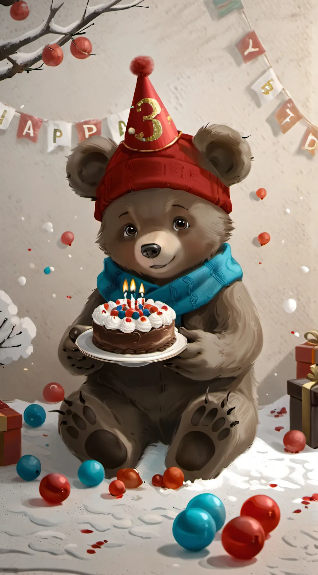 ai character: The birthday boy background