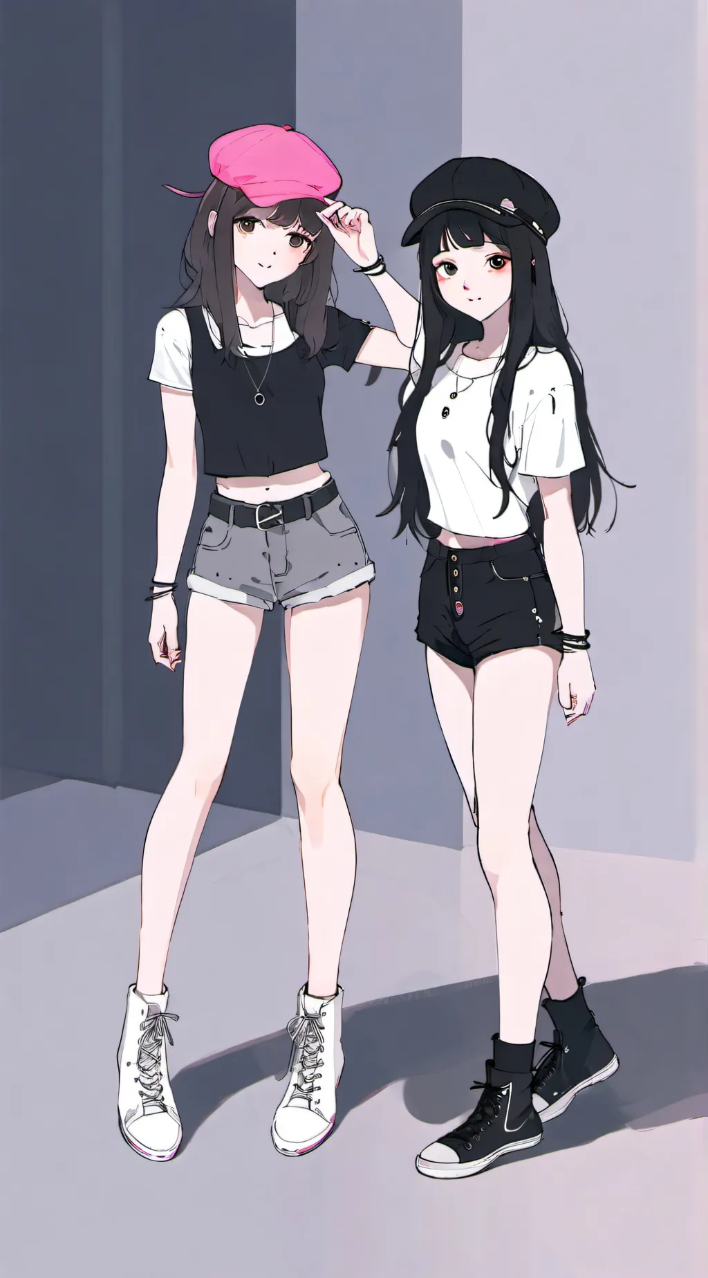 ai character: Zayna and Melanie background