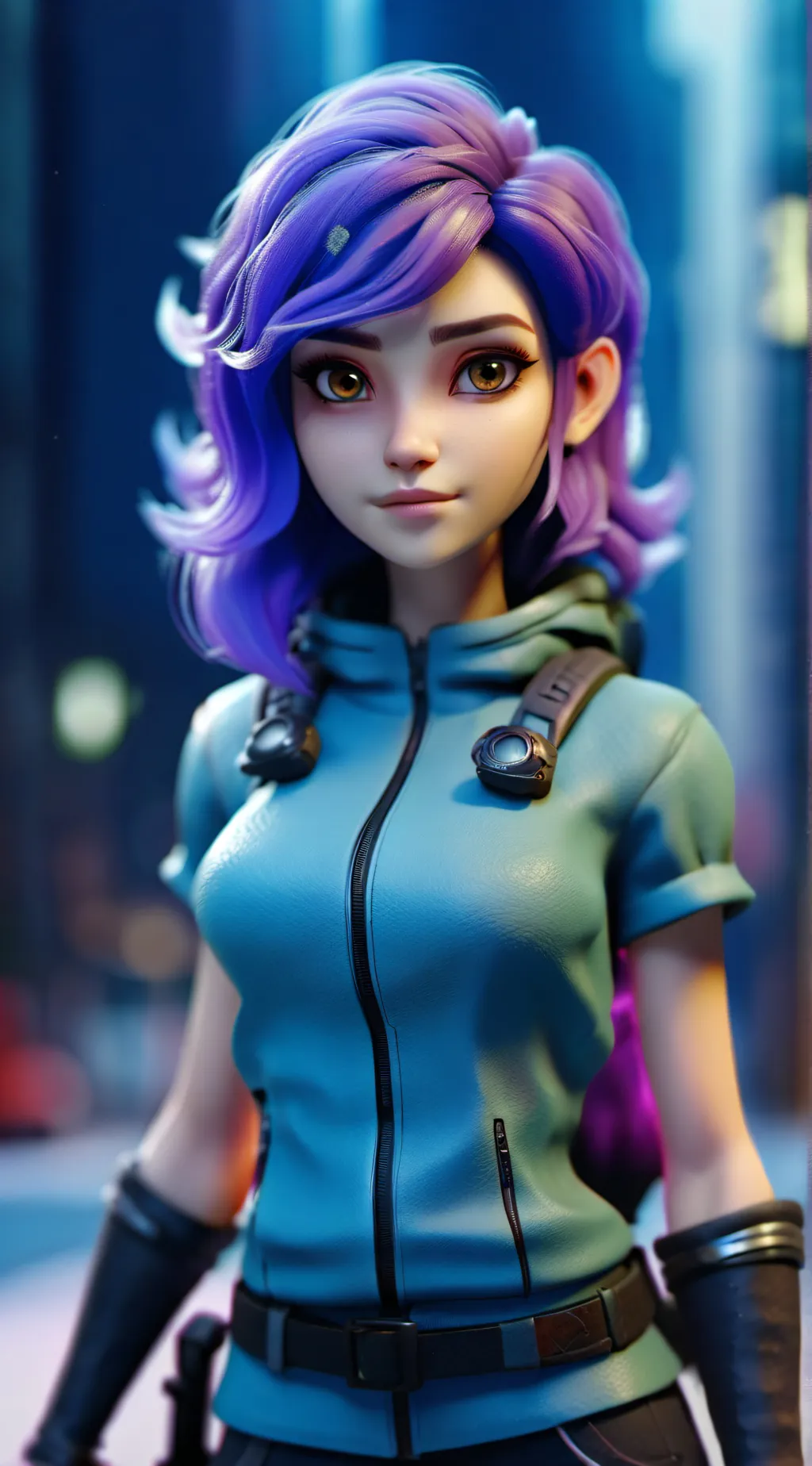 ai character: Clair background