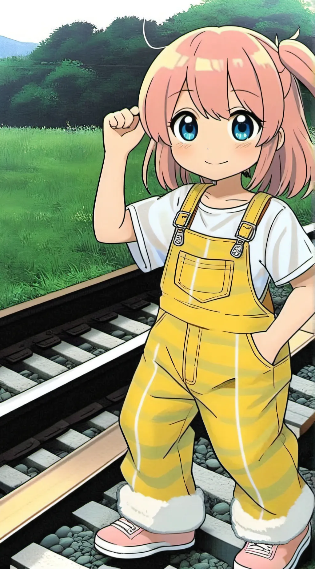 ai character: Sandy Sheffield  background