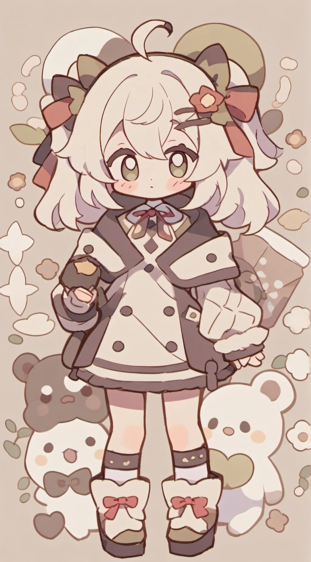 ai character: Gaby 🖤 background