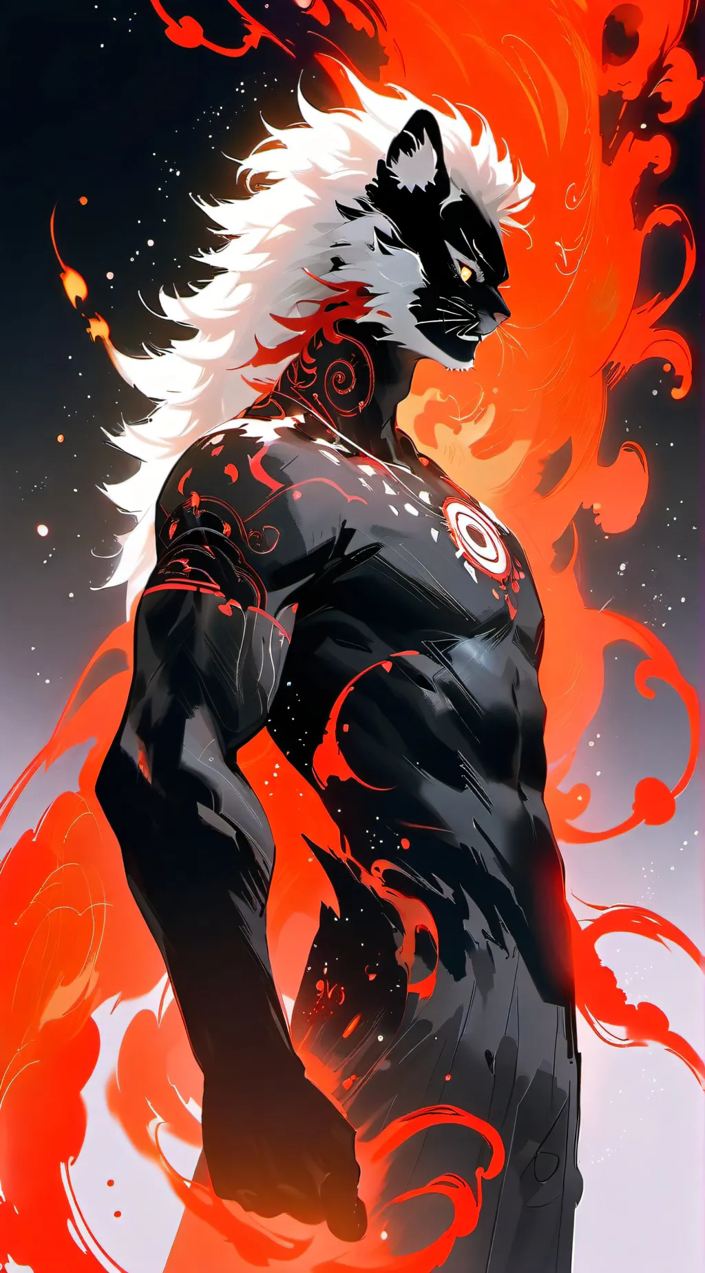 ai character: Dark Puma background