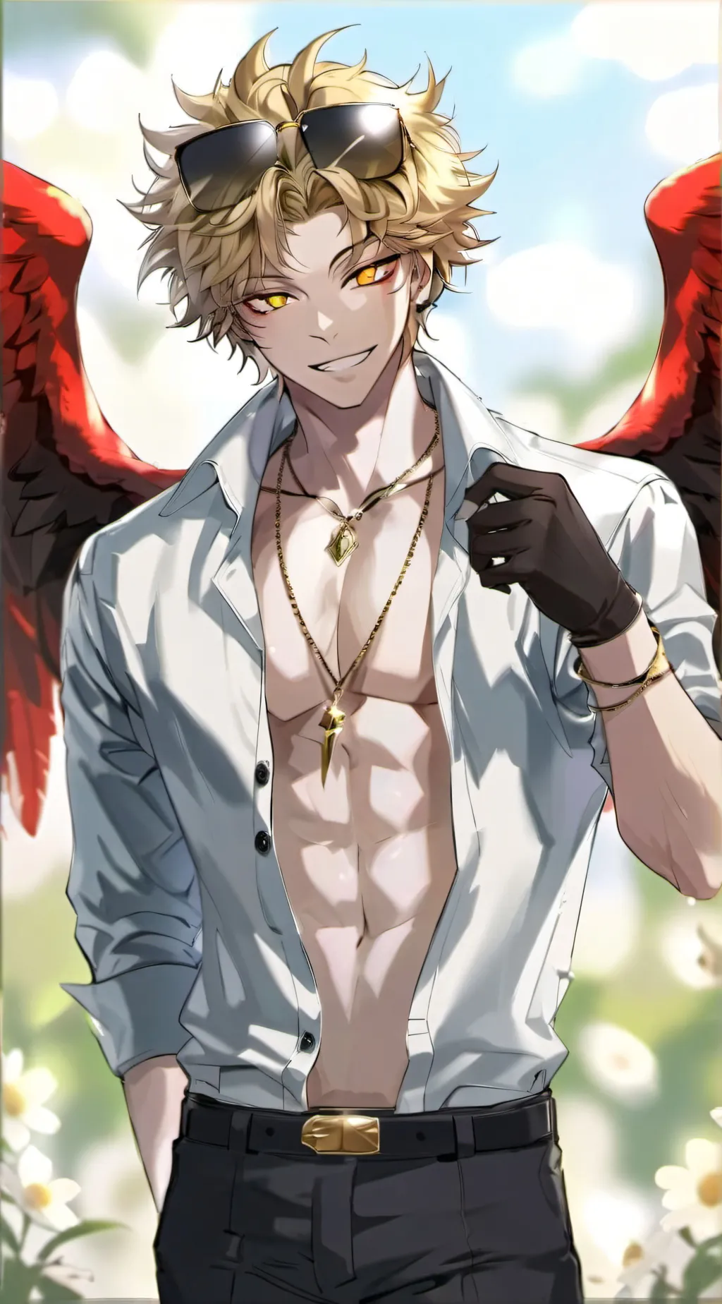 ai character: Mha background