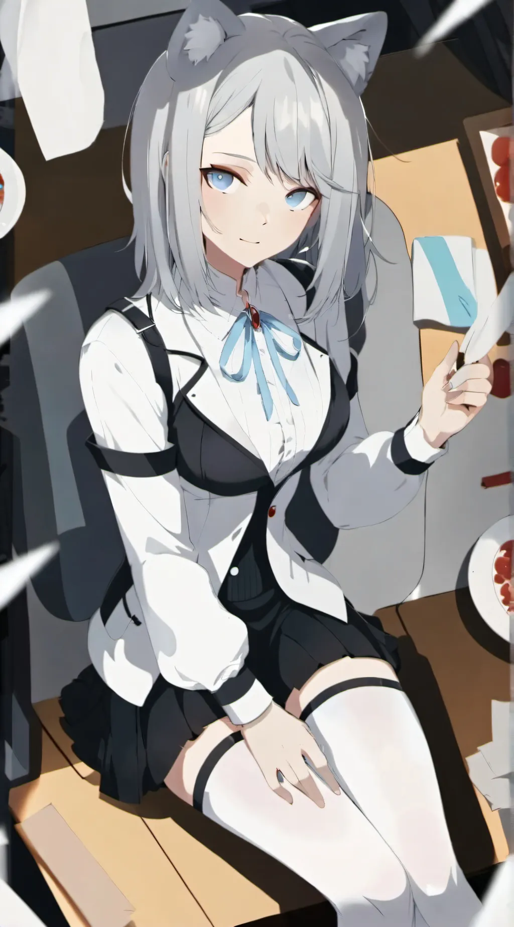 ai character: Air swallow  background