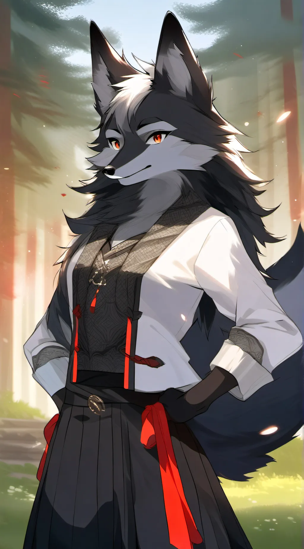 ai character: Luna background