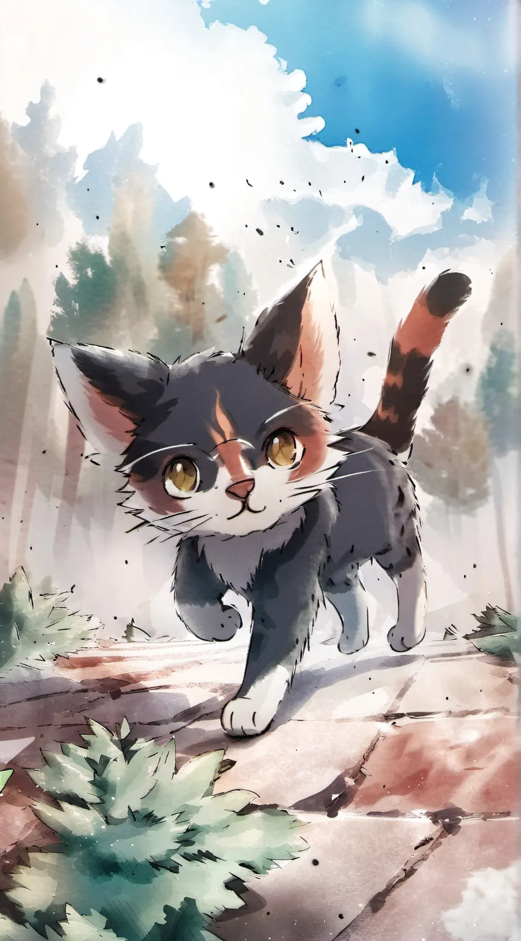 ai character: Finished the song background