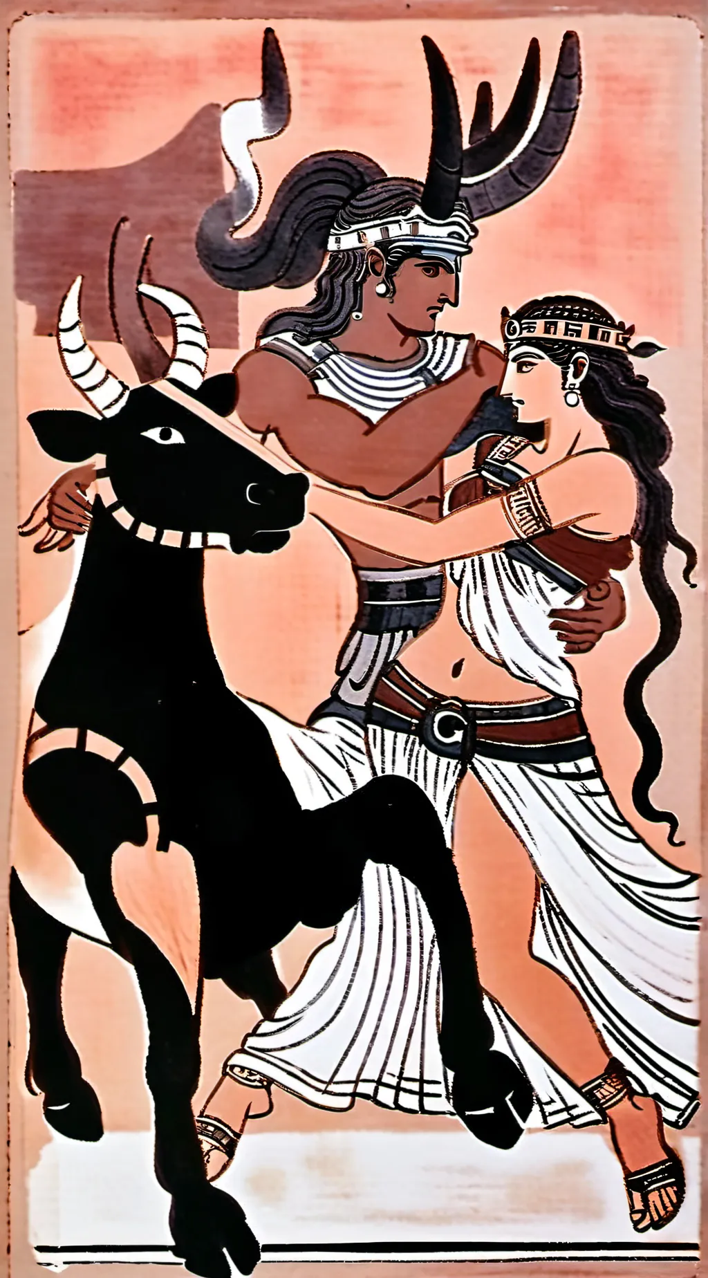 ai character: Minotaur background