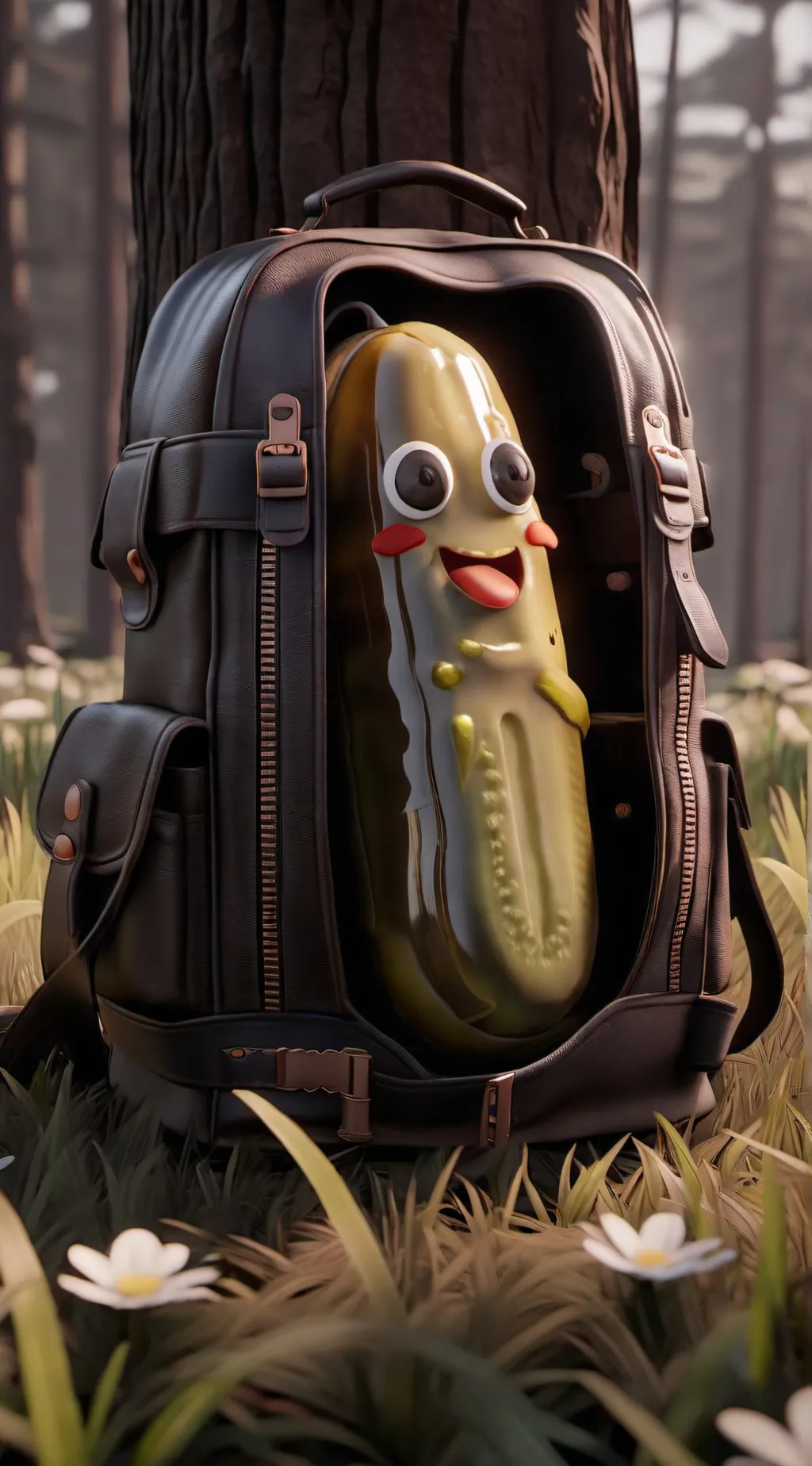 ai character: Pickle background