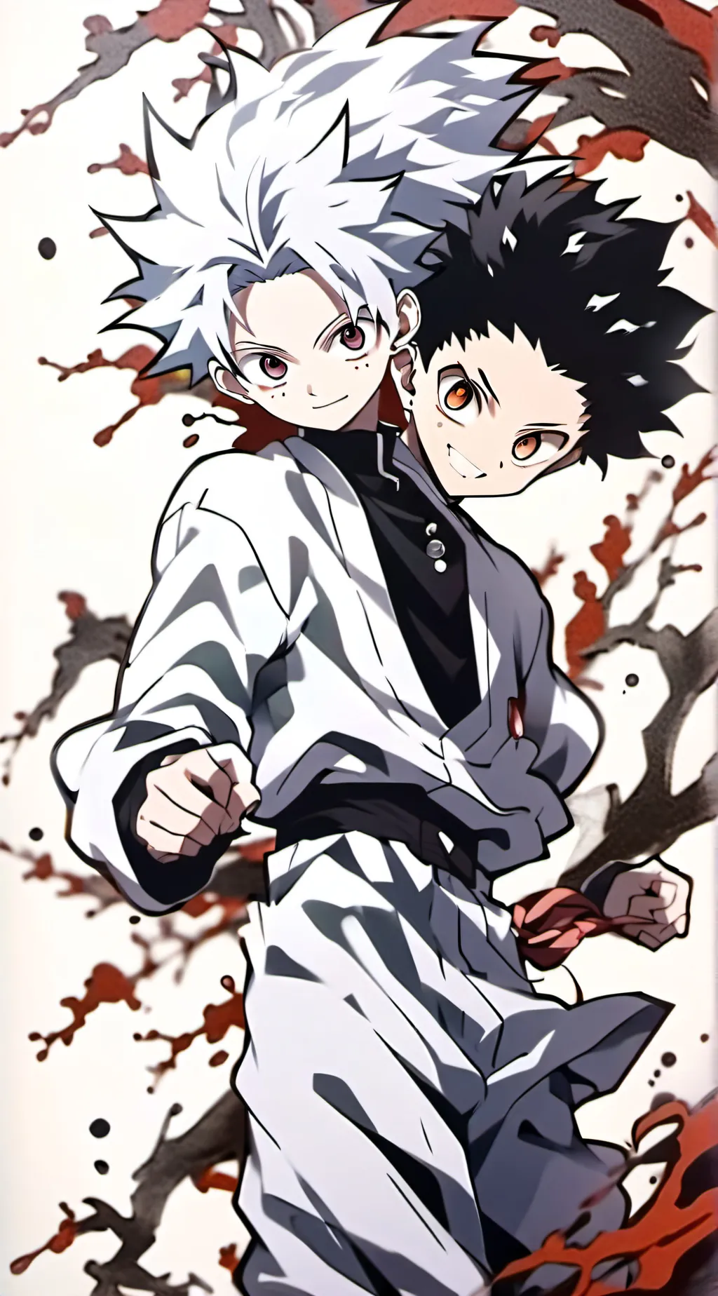ai character: HxH Anger Level background