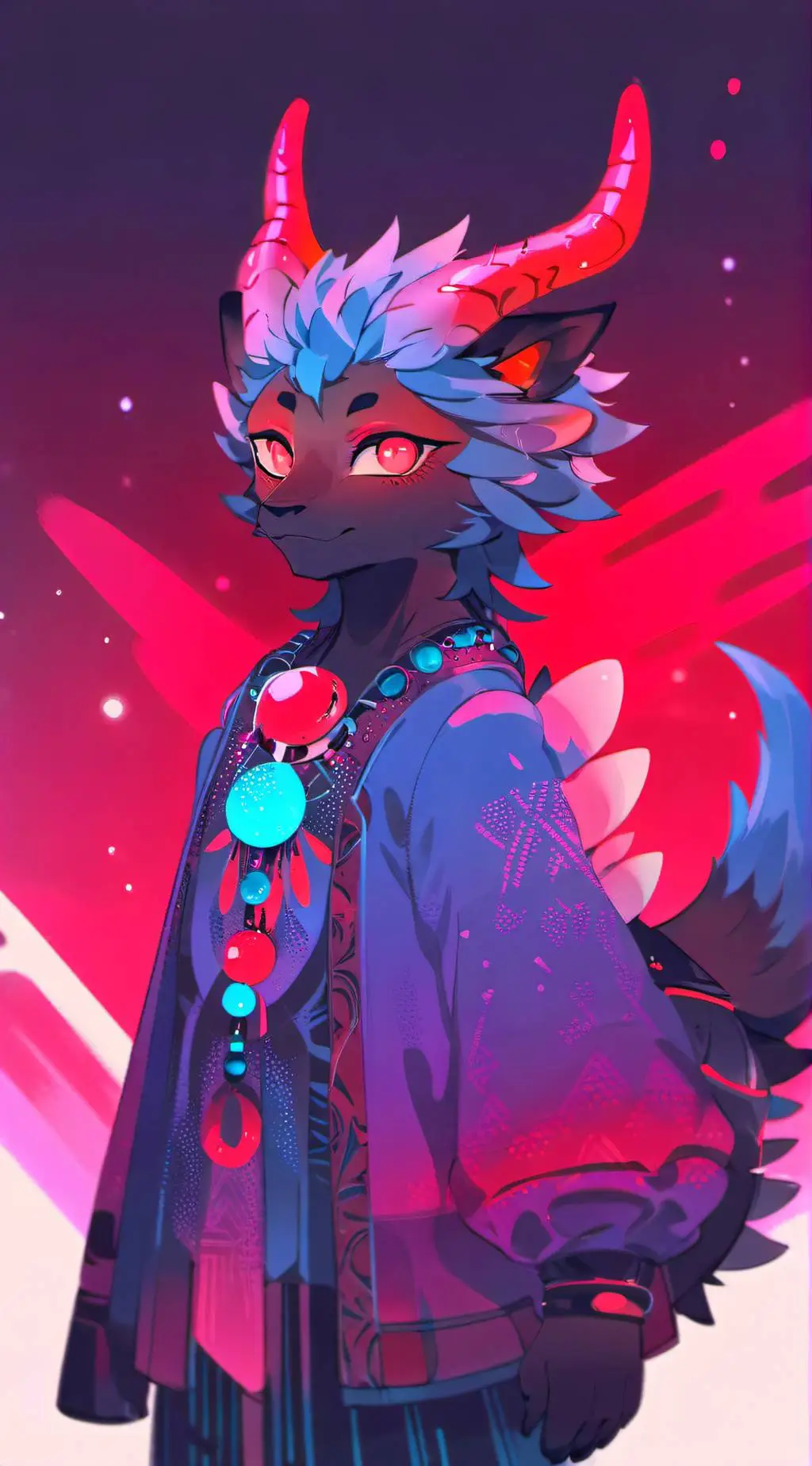 ai character: Carneline background