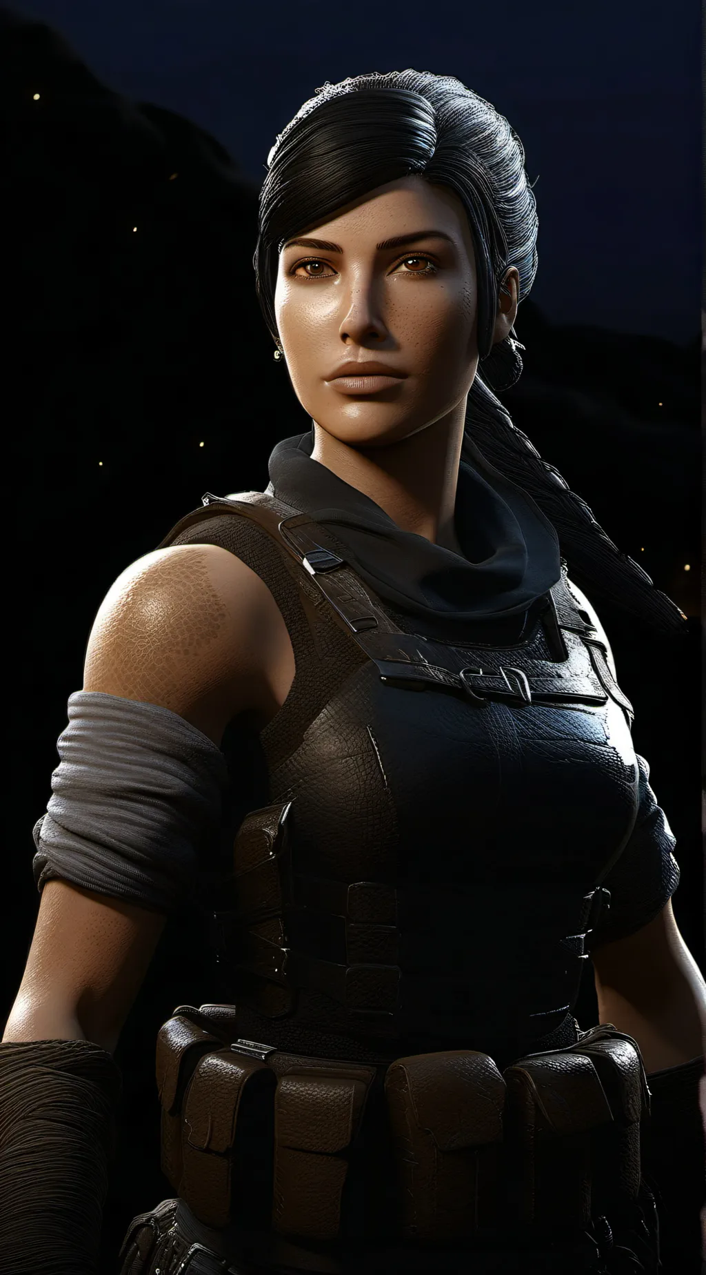 ai character: Kait diaz  background
