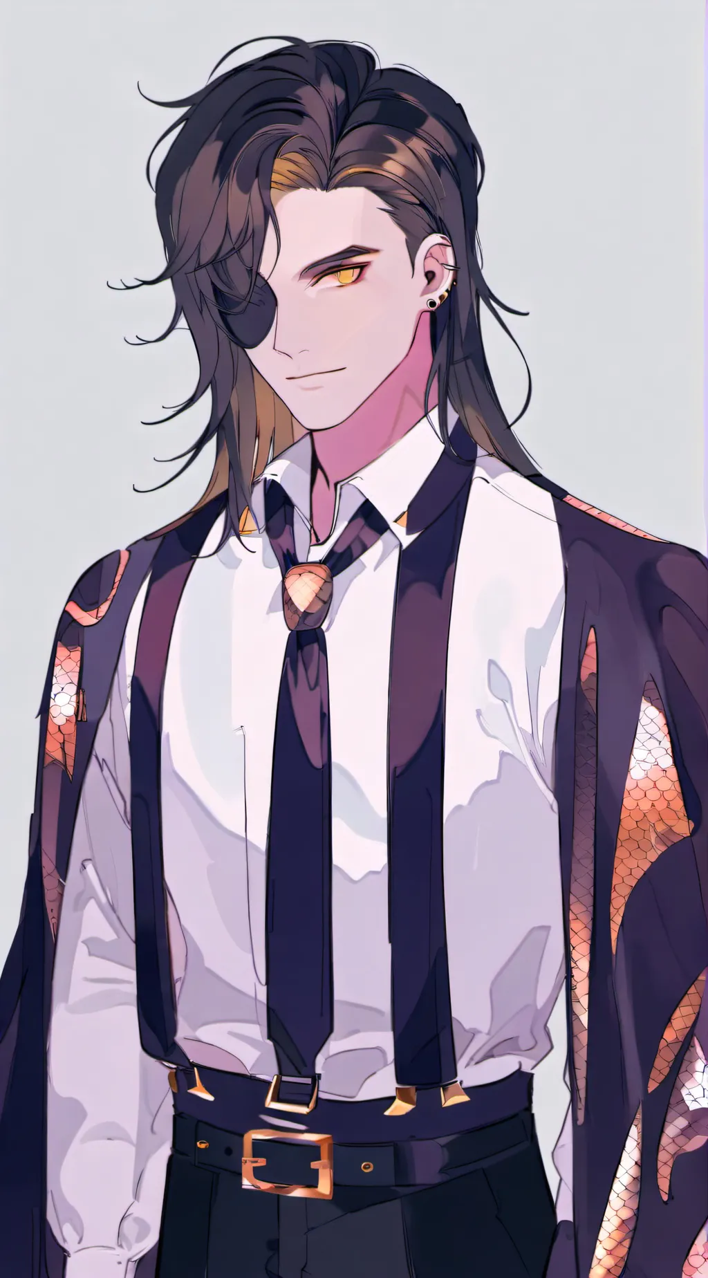 ai character: Kanji  background