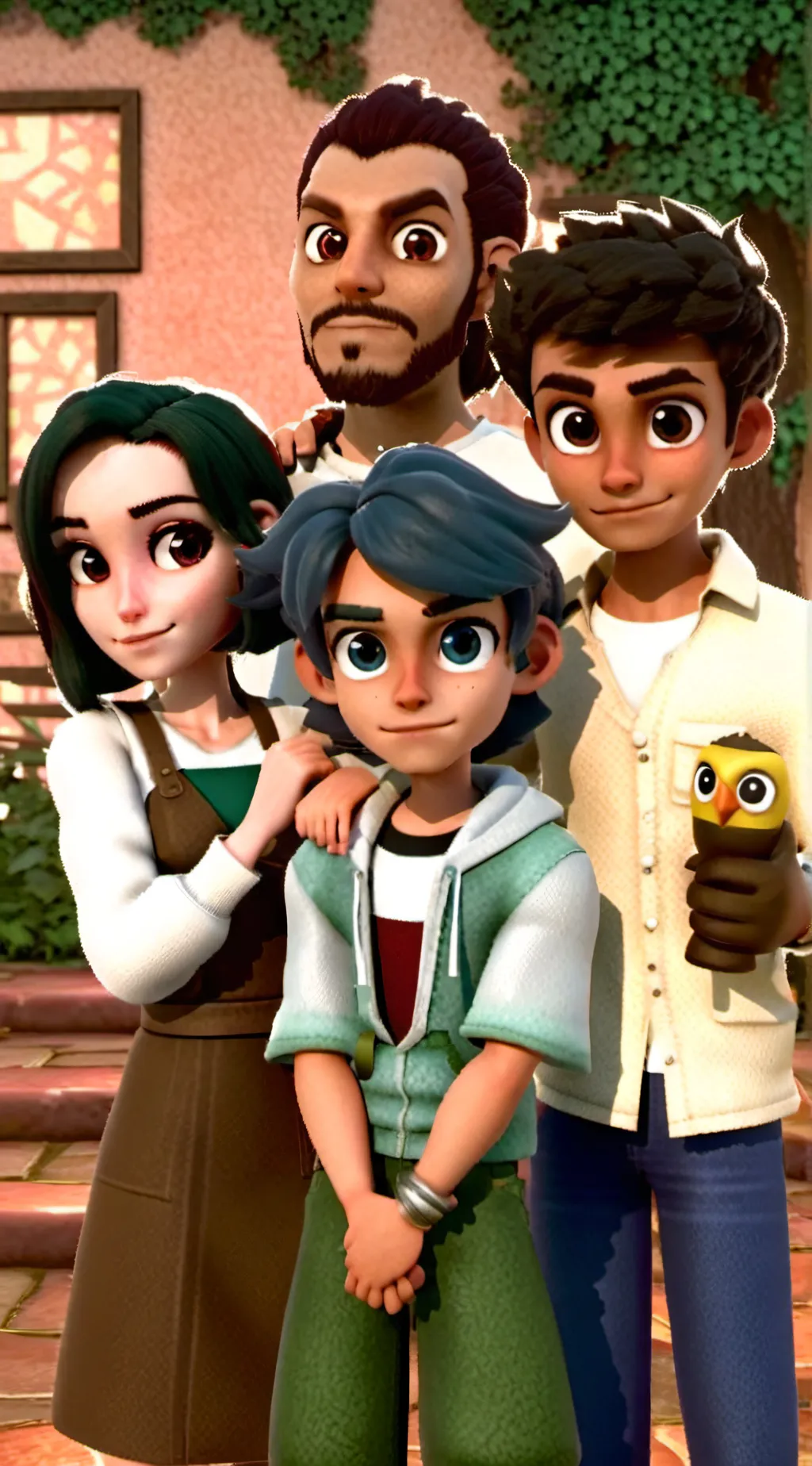 ai character: owl house  background