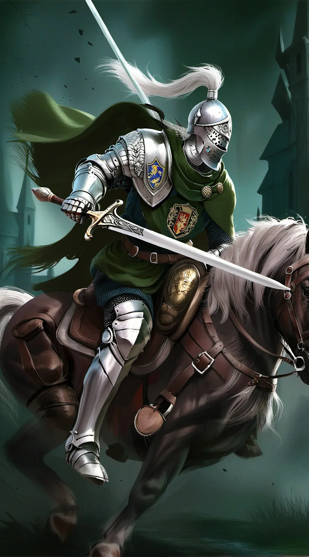 ai character: Sir Tristan  background