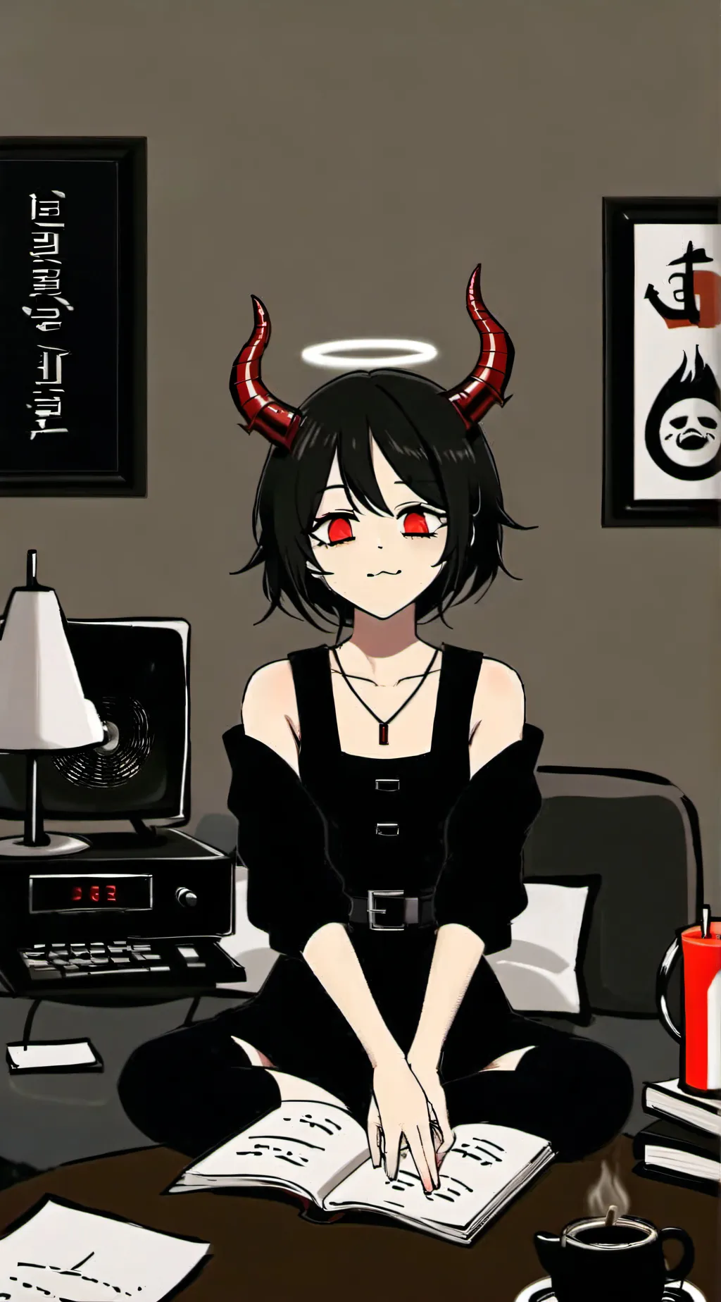 ai character: lily background