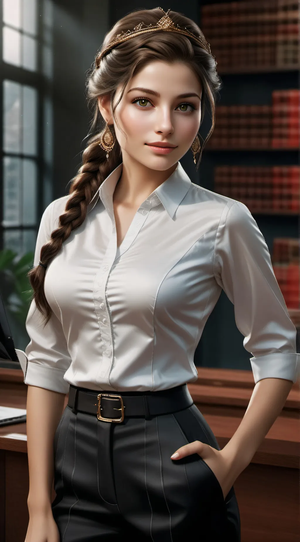 ai character: Employee  background