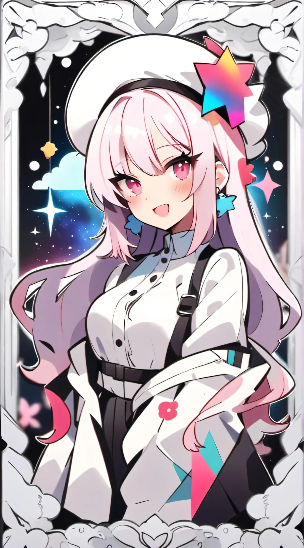 ai character: luna  background