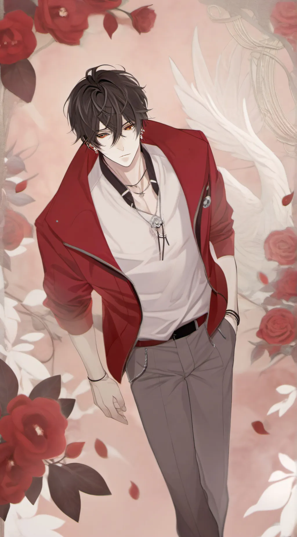 ai character: 🎁•ian•🎁 background