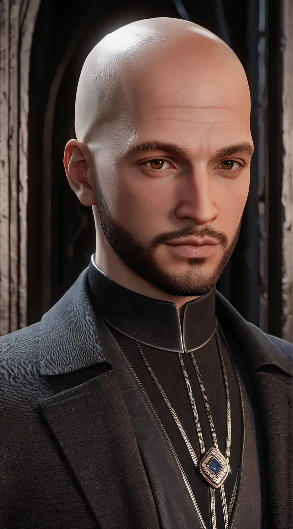 ai character: Mr Vincent  background